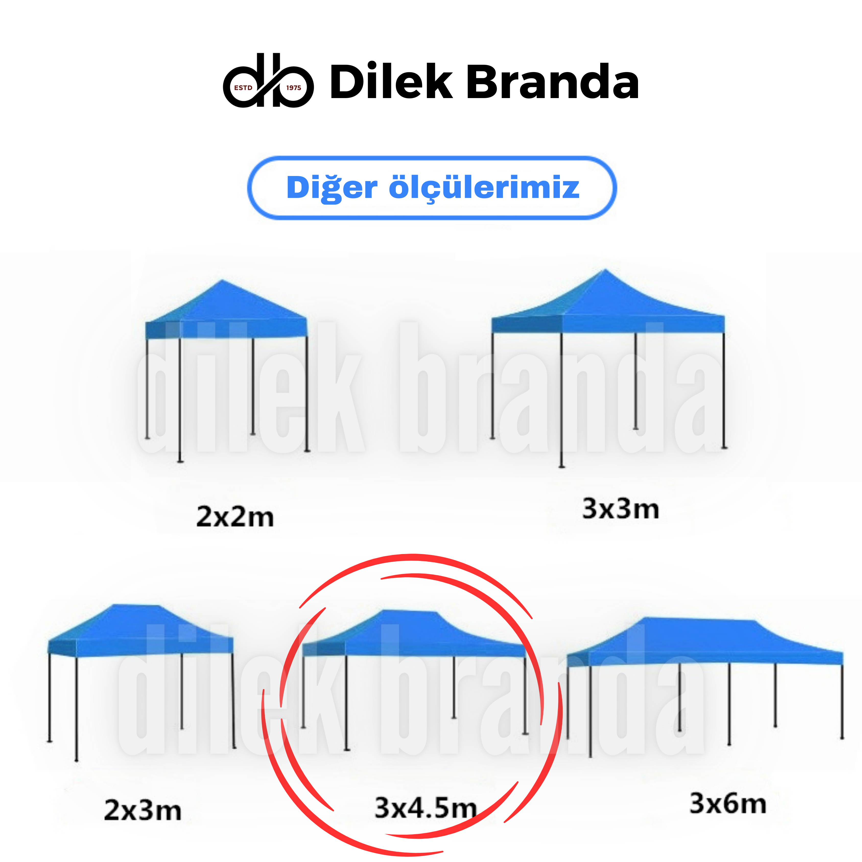 3x4,5 Makaslı Katlanır Çardak - Görsel 10