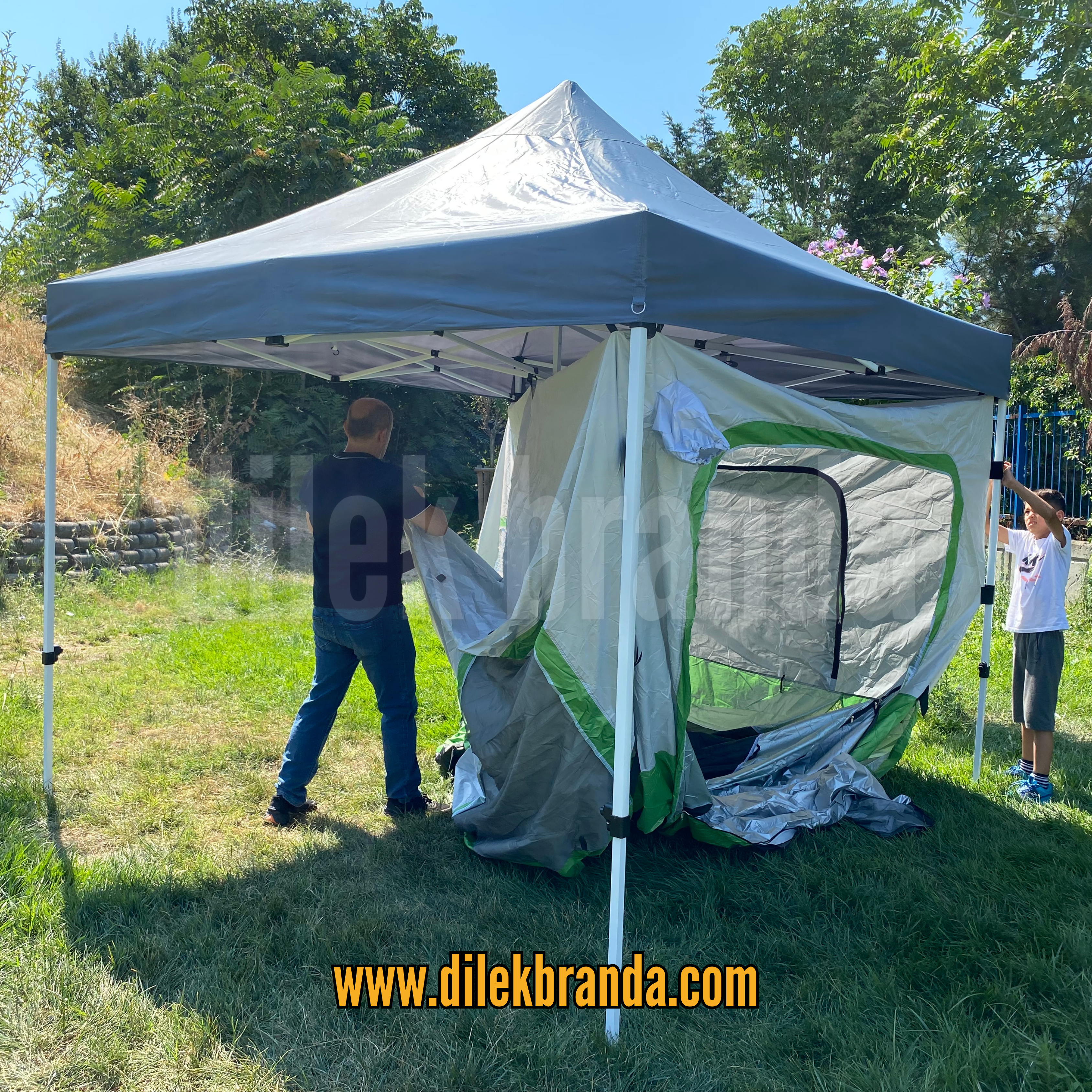 Çardak Çadır Kiti + 3x3 Katlanır Çardak - Görsel 6