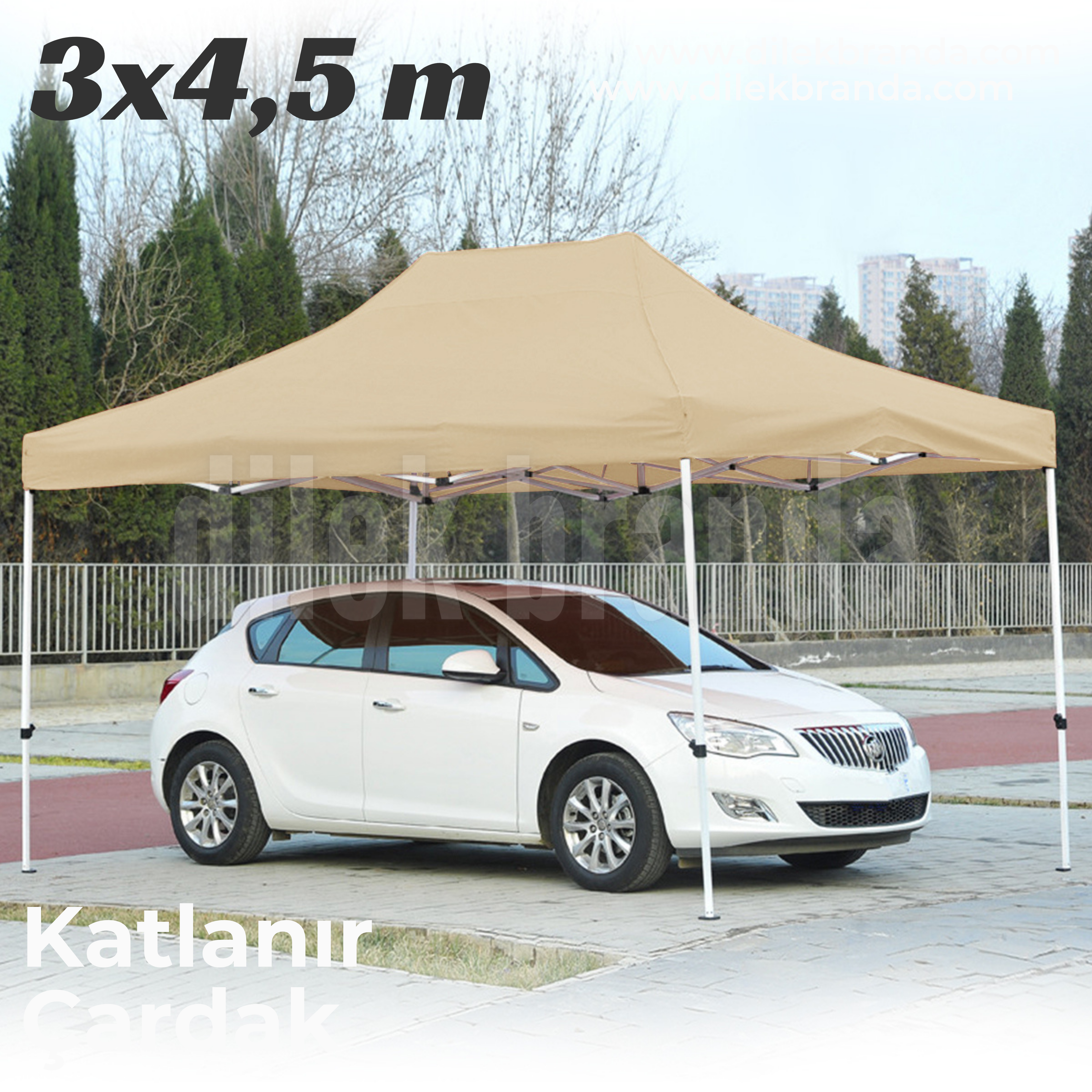 3x4,5 Makaslı Katlanır Çardak