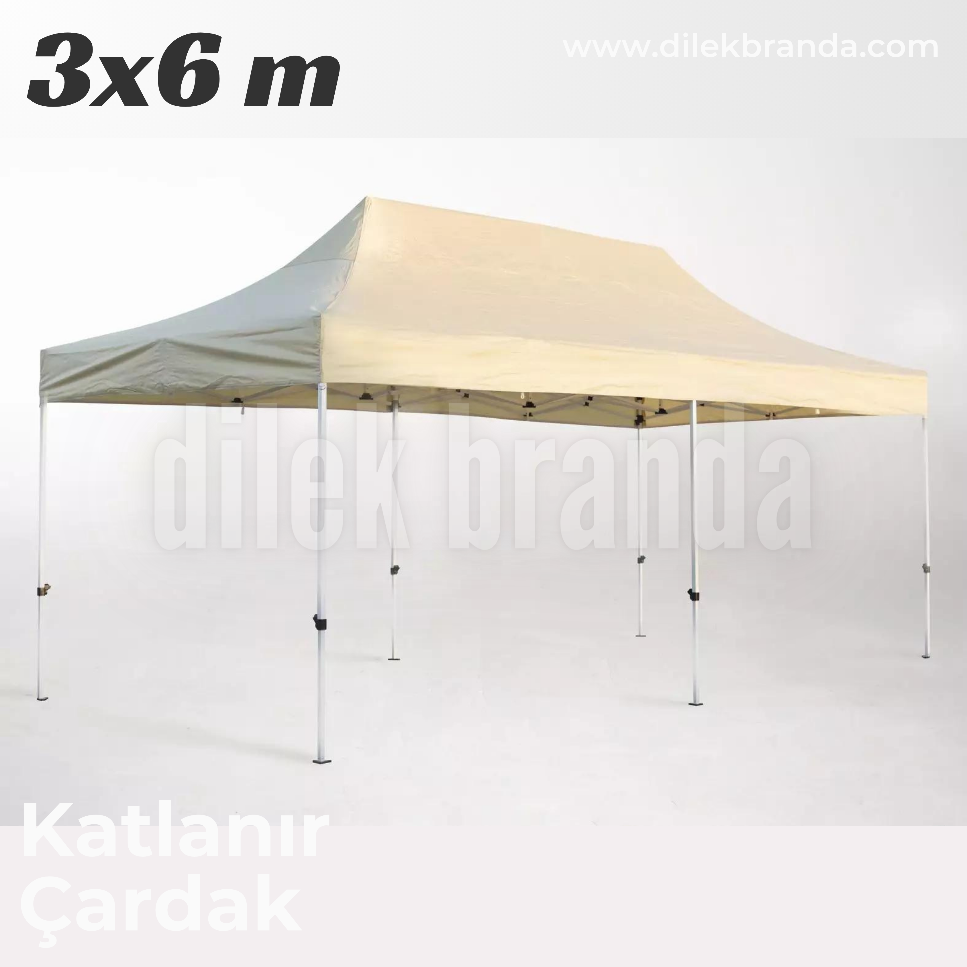 3x6 Makaslı Katlanır Çardak